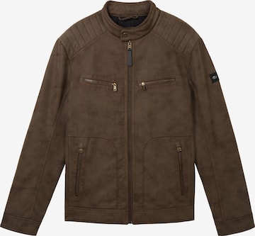 TOM TAILOR Prehodna jakna | rjava barva: sprednja stran