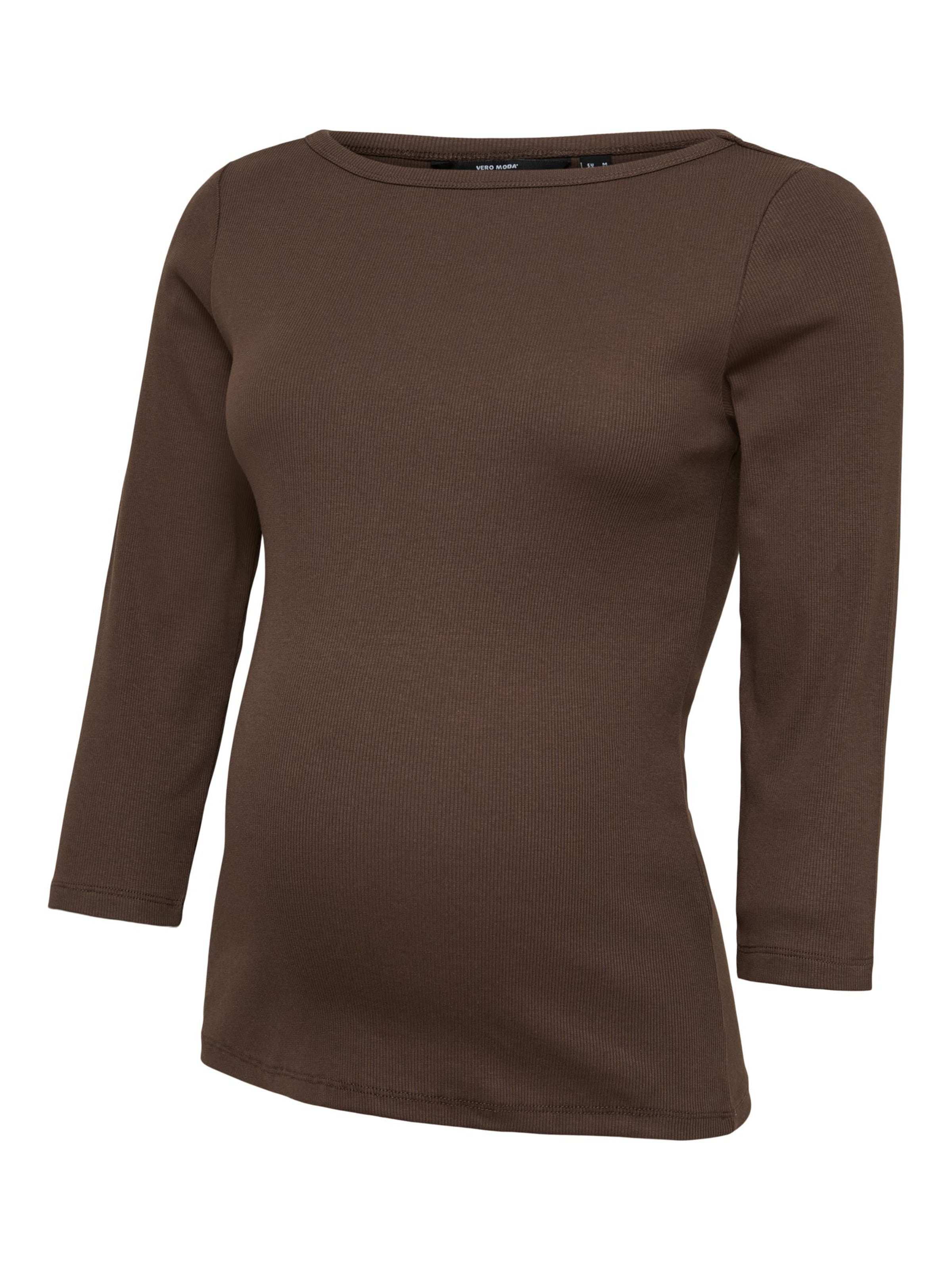 Vero Moda Maternity Shirt in Bruin: voorkant
