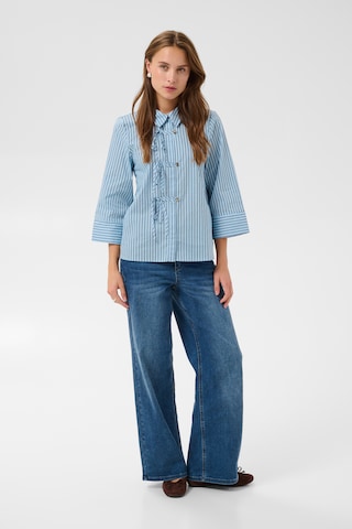 Kaffe Shirt in Blauw
