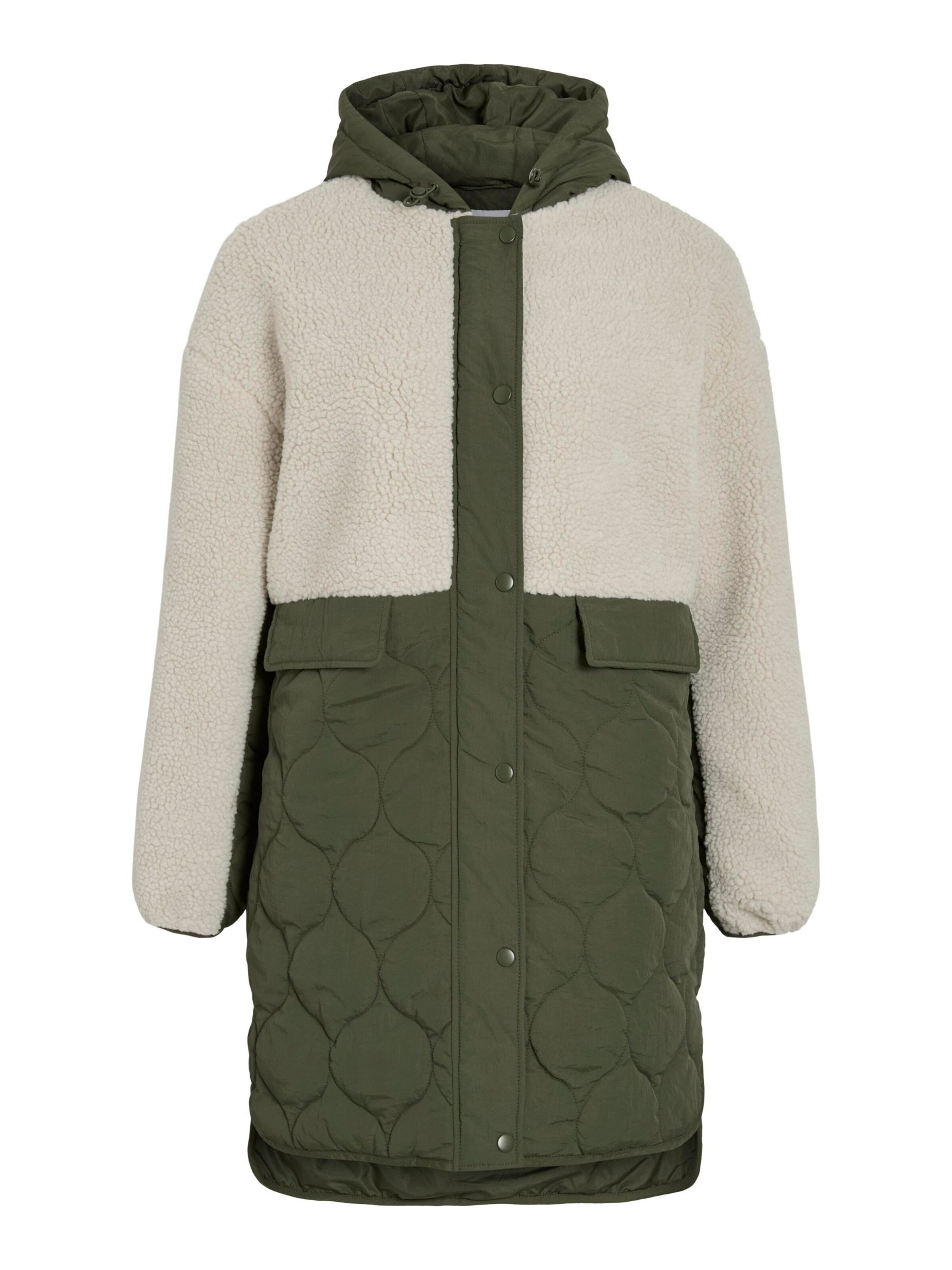 VILA Tussenmantel 'TONE' in Beige: voorkant