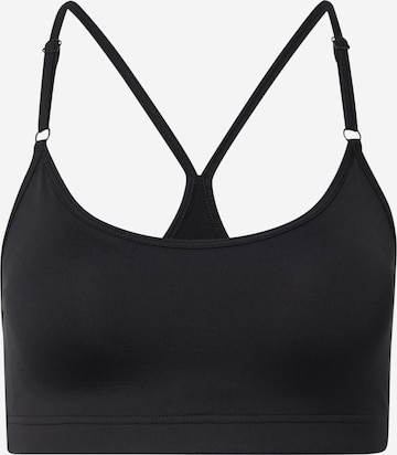 Casall Bralette Sports Bra in Black: front