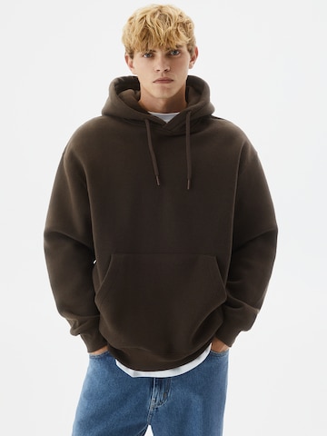 Pull&Bear Sweatshirt i brun: forside