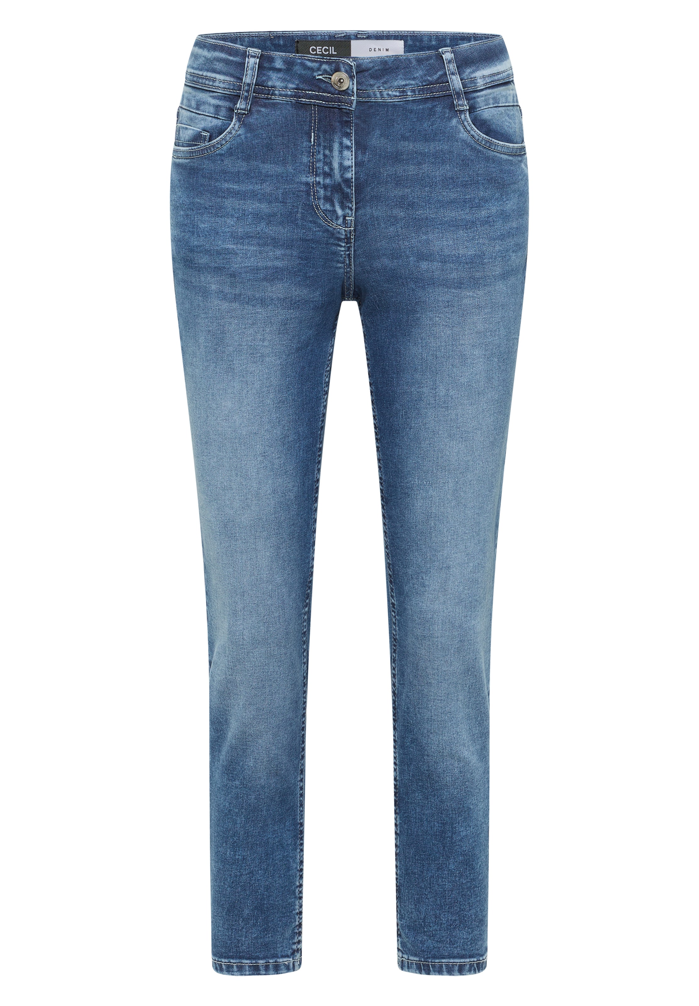 CECIL Slimfit Jeans 'Scarlett' in Blau: Vorderseite