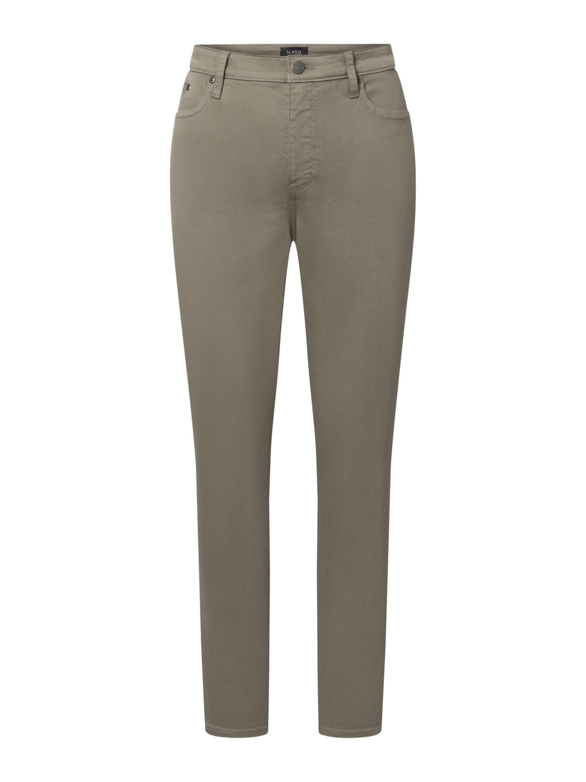 NYDJ Tapered Jeans 'Stella' in Beige: voorkant