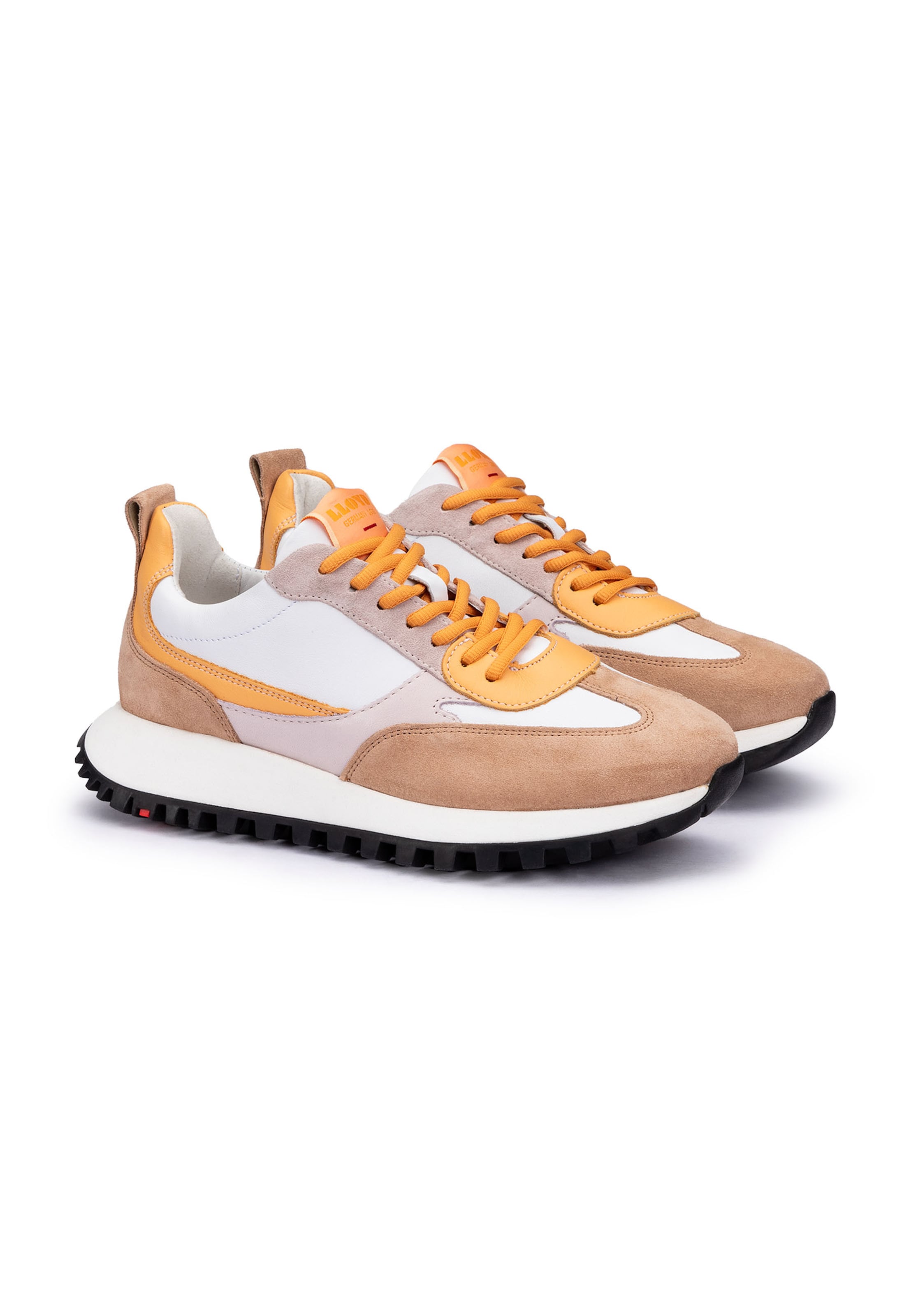LLOYD Platform trainers in Orange