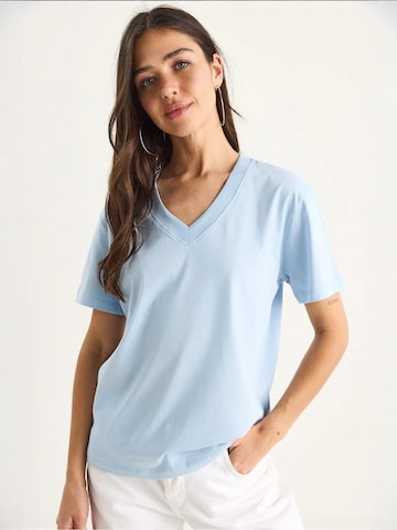 Bianco Lucci - Camisa em azul: frente