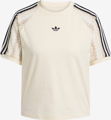 ADIDAS ORIGINALS T-shirt 'Summer Glow Cali' i vit: framsida