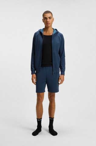 BOSS - Sudadera con cremallera en azul