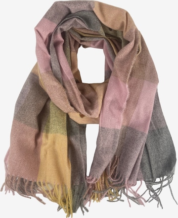 Kumixi Oversizeschal in Gelb: Vorderseite