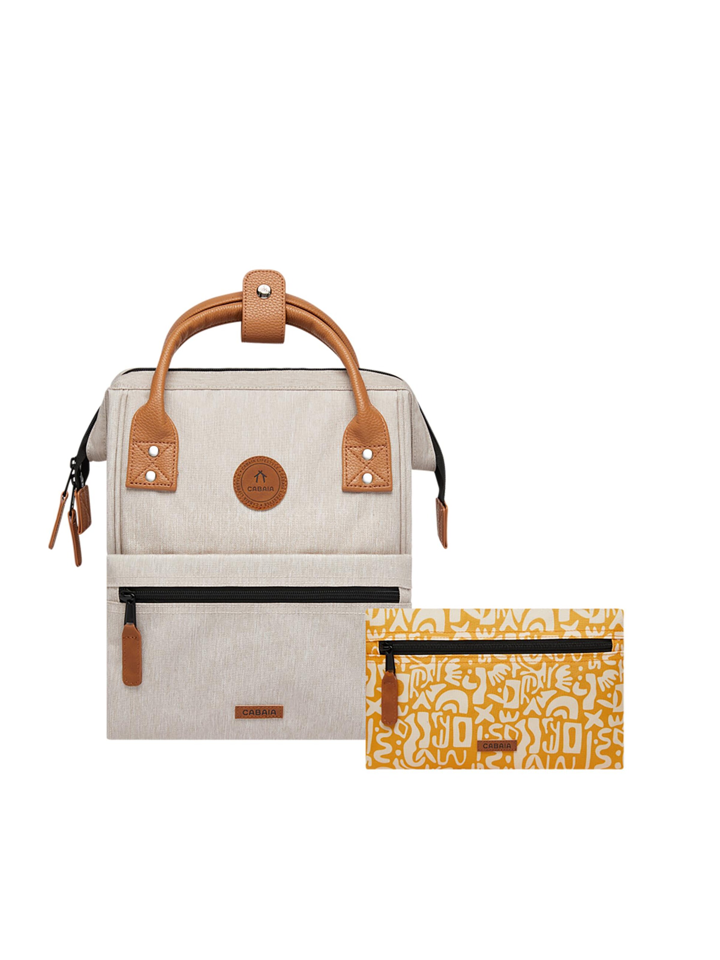 Cabaia Rucksack 'Adventurer' in Beige: Vorderseite