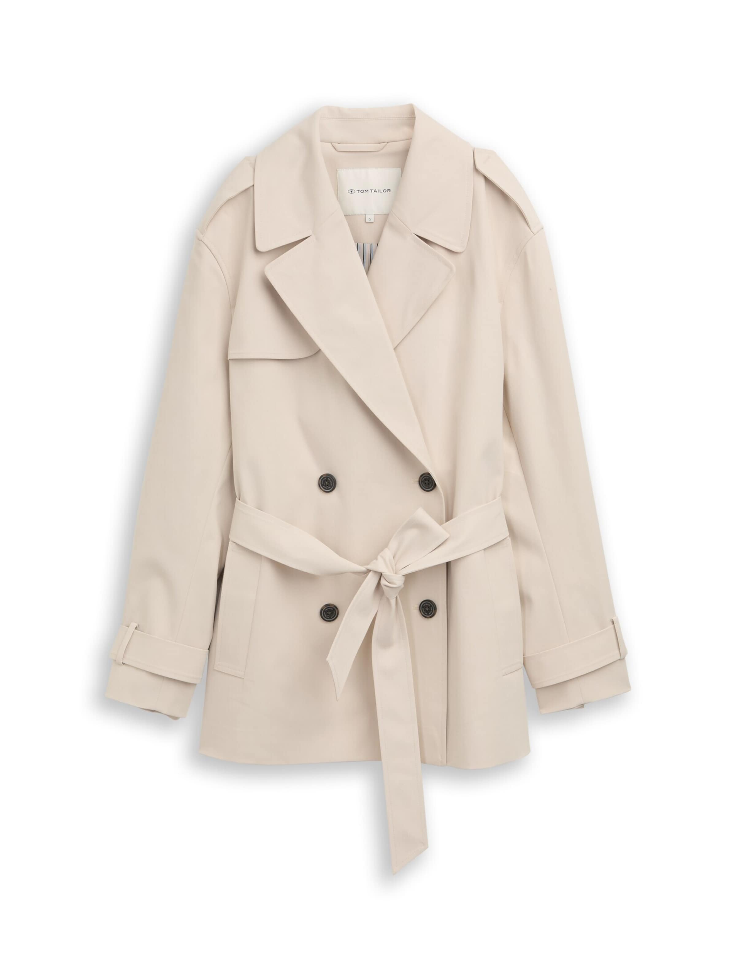 TOM TAILOR Between-seasons coat in Beige: front