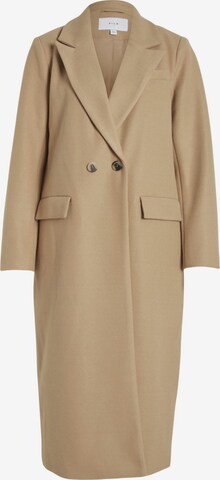 VILA Between-Seasons Coat in Brown: front