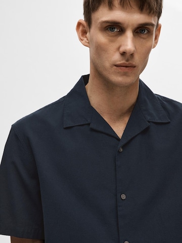 SELECTED HOMME - Ajuste confortable Camisa en azul