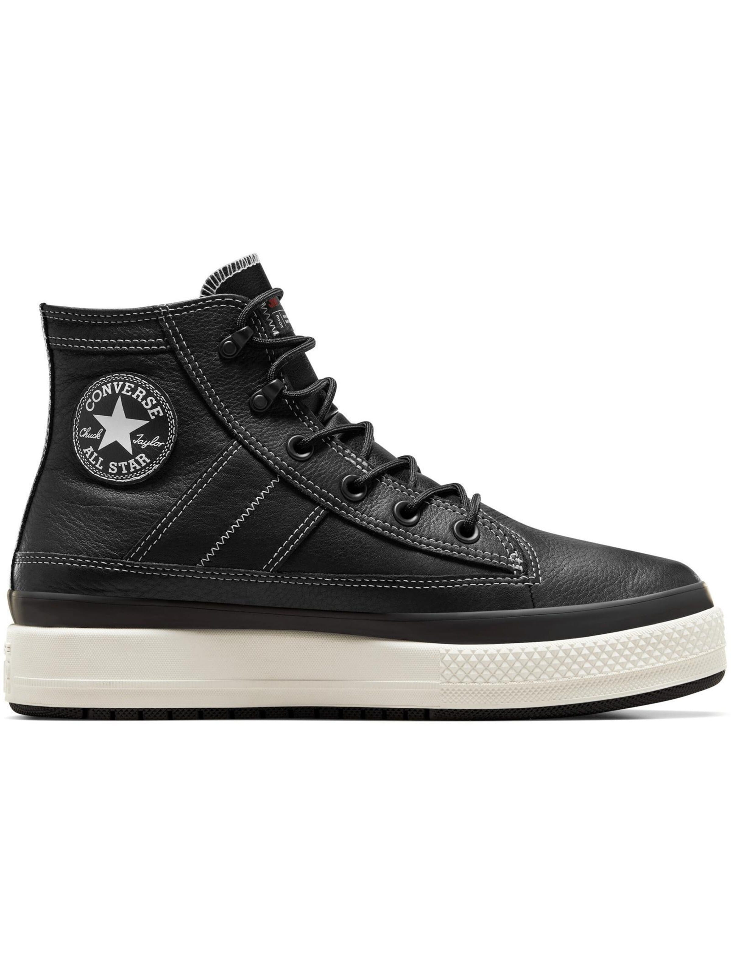 CONVERSE Korkeavartiset tennarit 'CHUCK TAYLOR ALL STAR' värissä musta: etupuoli