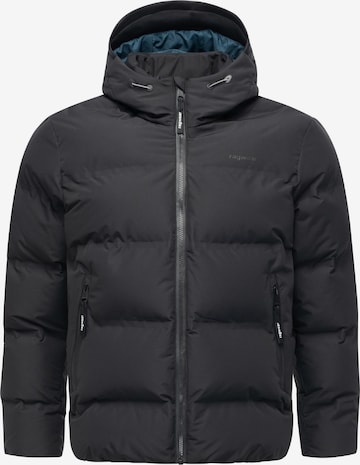 Ragwear Winter jacket 'Norgos' in Black: front