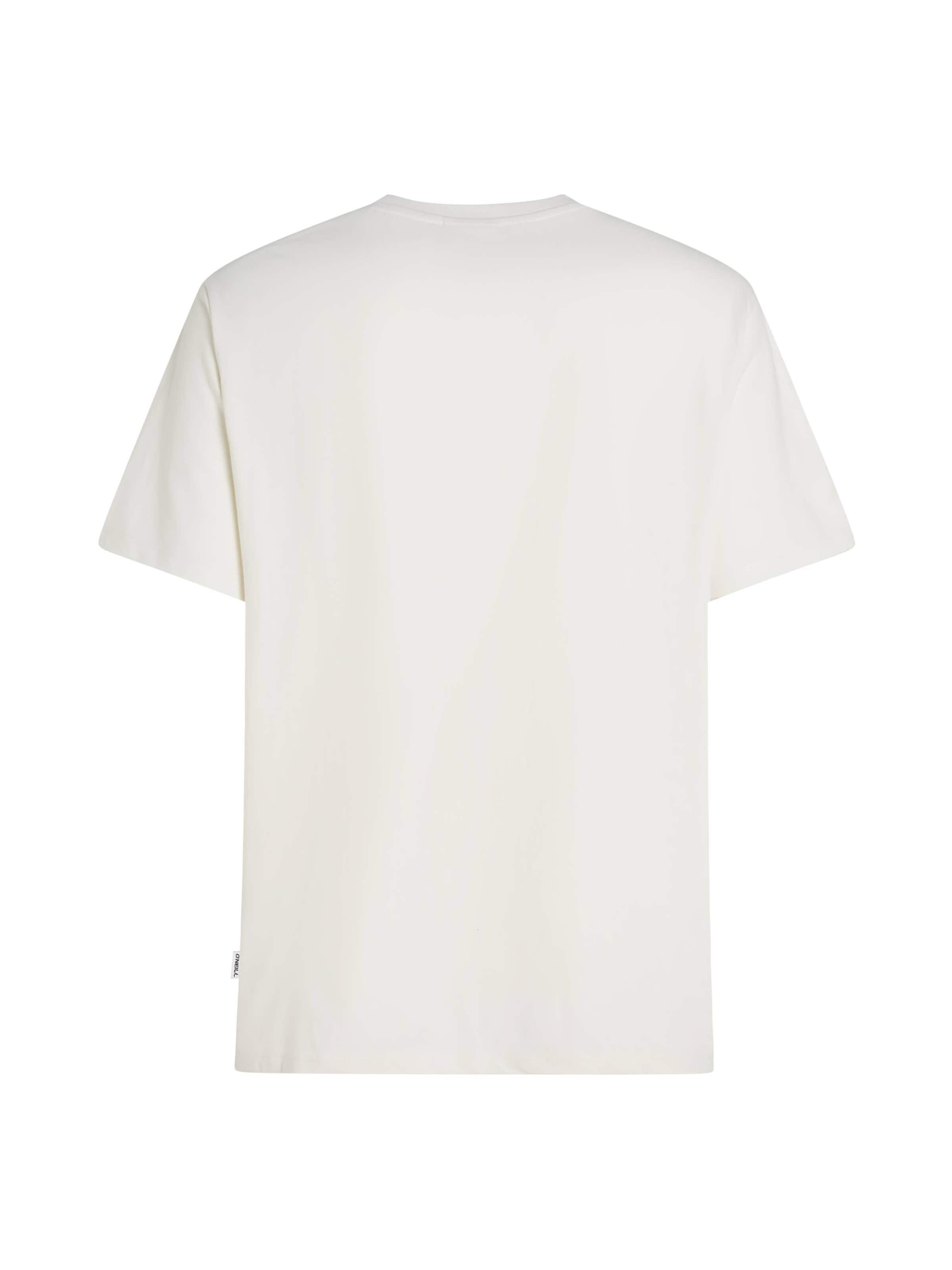 O'NEILL Póló 'Melange Front Print' - fehér