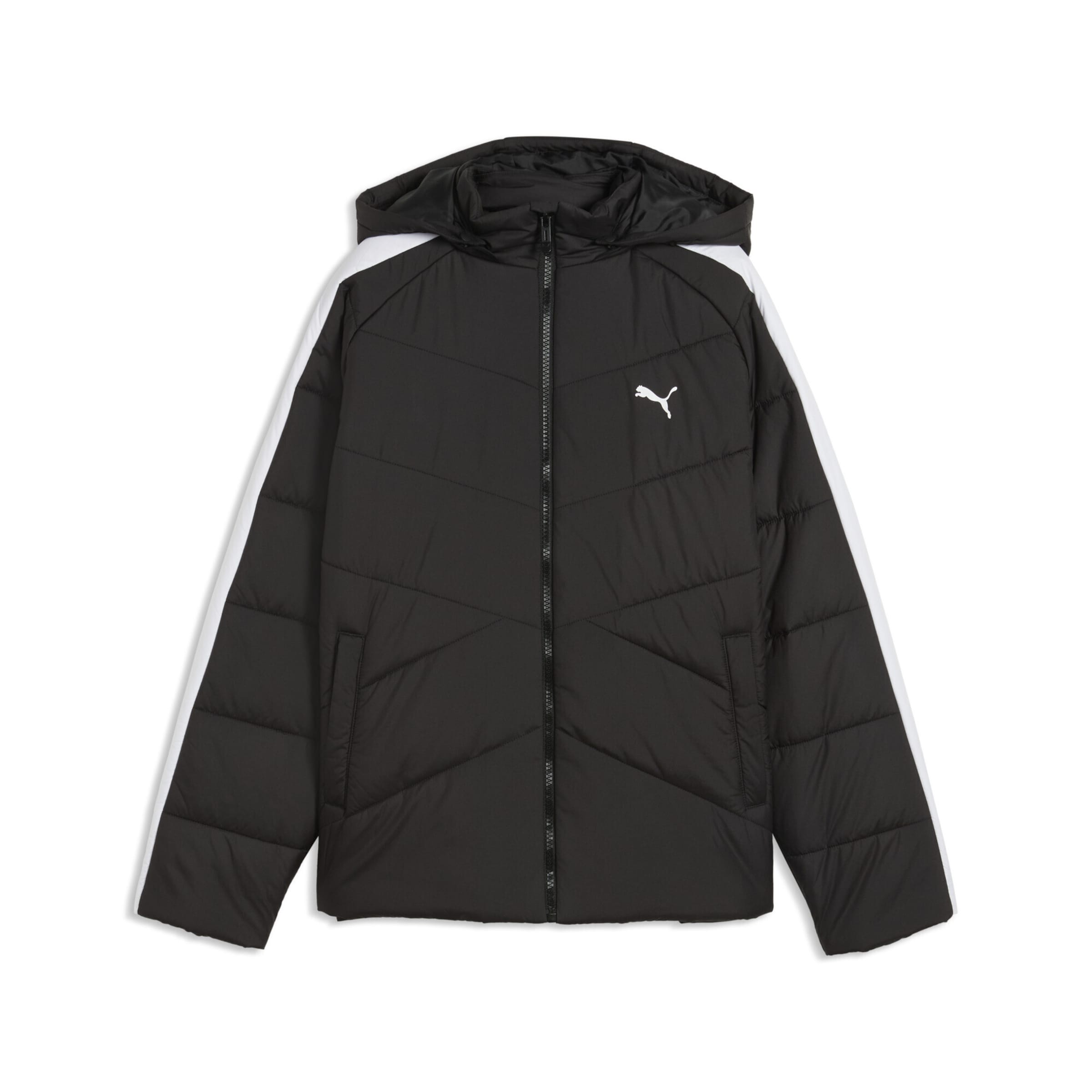 PUMA Sportjacke in Schwarz: Vorderseite