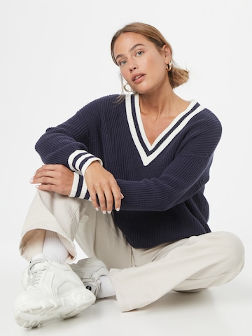 Pull-over Wallis en bleu