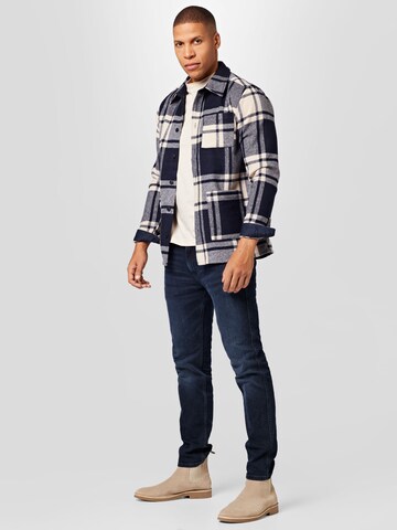 Les Deux Regular fit Button Up Shirt 'Jason' in Blue