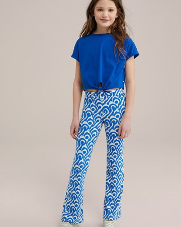 WE Fashion Slim fit Leggings in Blue