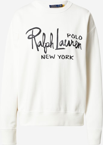 Polo Ralph Lauren Sweatshirt in Wit: voorkant