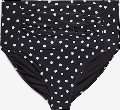 Bikinio kelnaitės 'Stella' iš Swim by Zizzi, spalva – juoda / balta, Prekių apžvalga
