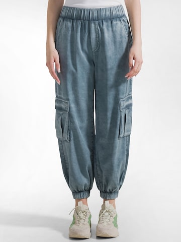 Tapered Pantaloni cargo di DEHA in blu: frontale