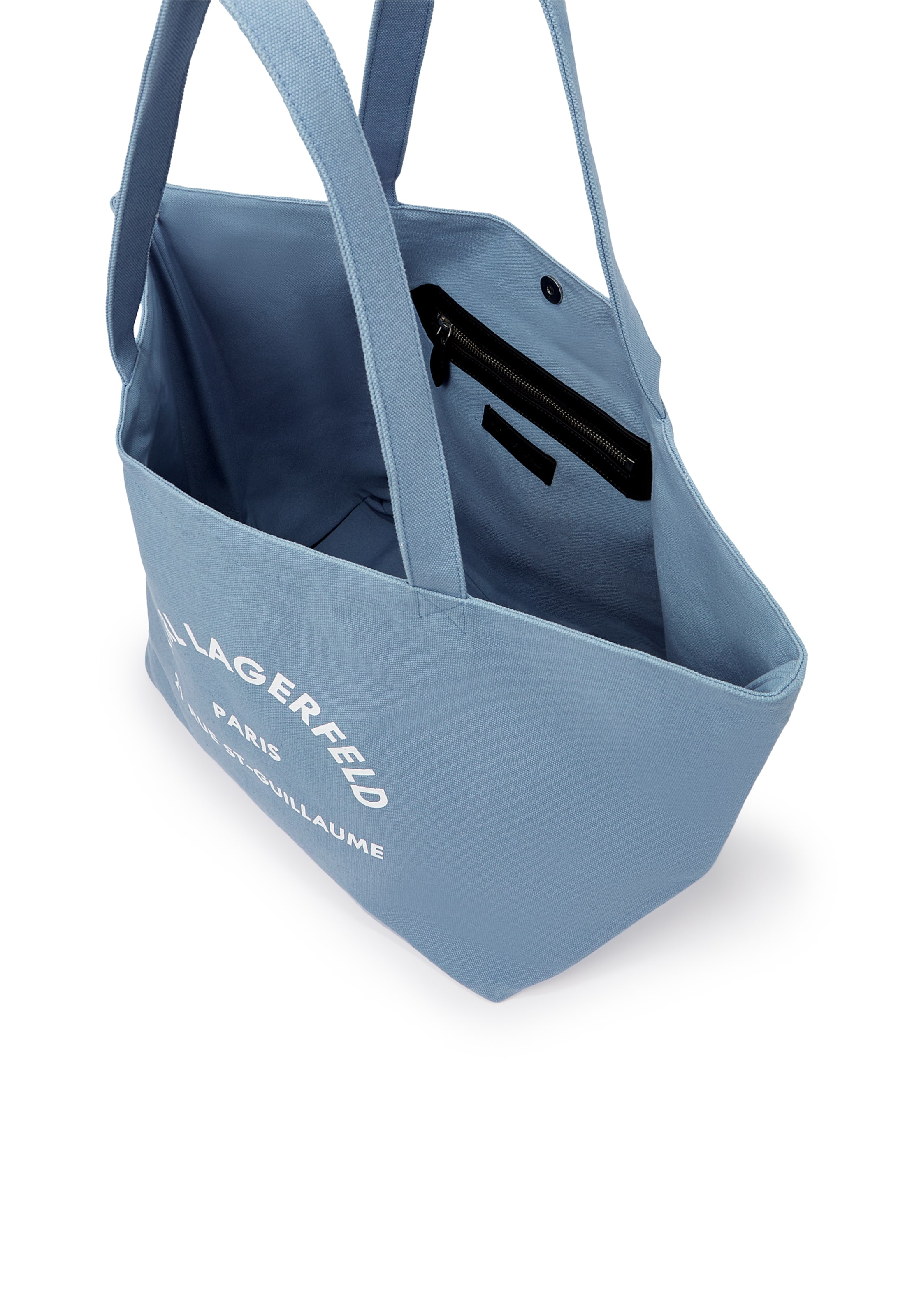 Cabas 'Rue St-Guillaume' Karl Lagerfeld en bleu