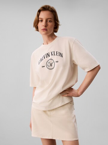 Calvin Klein Jeans Shirt in Beige: Vorderseite