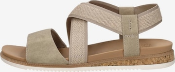 Sandales 'Bobs Desert Kiss Low' SKECHERS en beige : devant