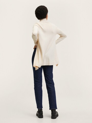 MANGO Knit Cardigan 'ALMA' in Beige