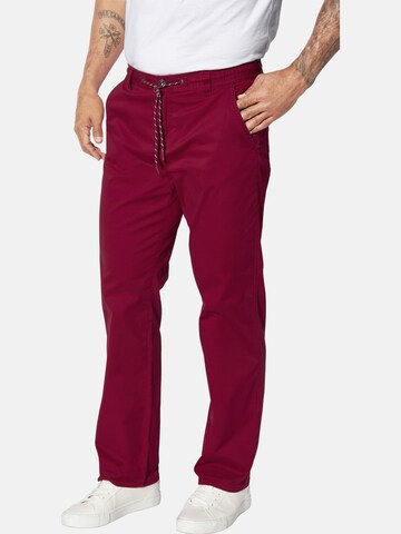 Jan Vanderstorm Loose fit Trousers ' Gjorvald ' in Pink: front