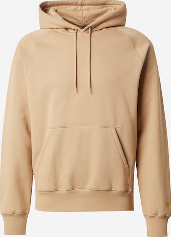 Carhartt WIP Sweatshirt 'Chase' in Braun: Vorderseite
