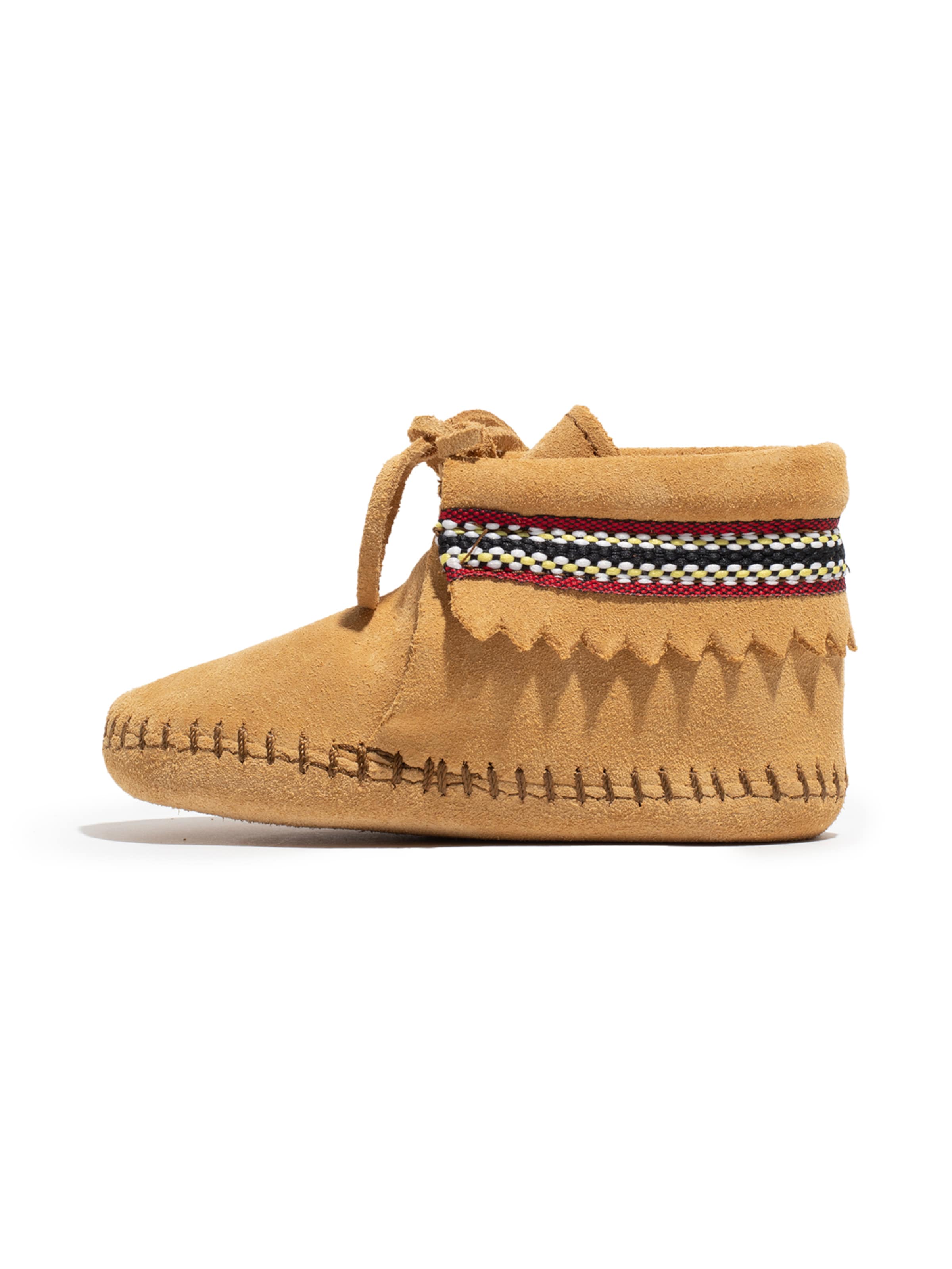 Bottes de neige 'Braid' Minnetonka en marron : devant