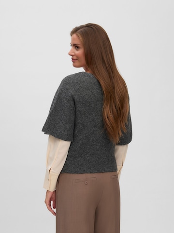 VERO MODA VMMILLIE Strickpullover Strickpullover in Grau