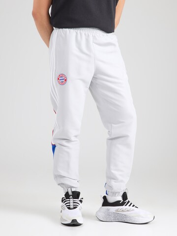 ADIDAS PERFORMANCE Tapered Sports trousers in Grey: front