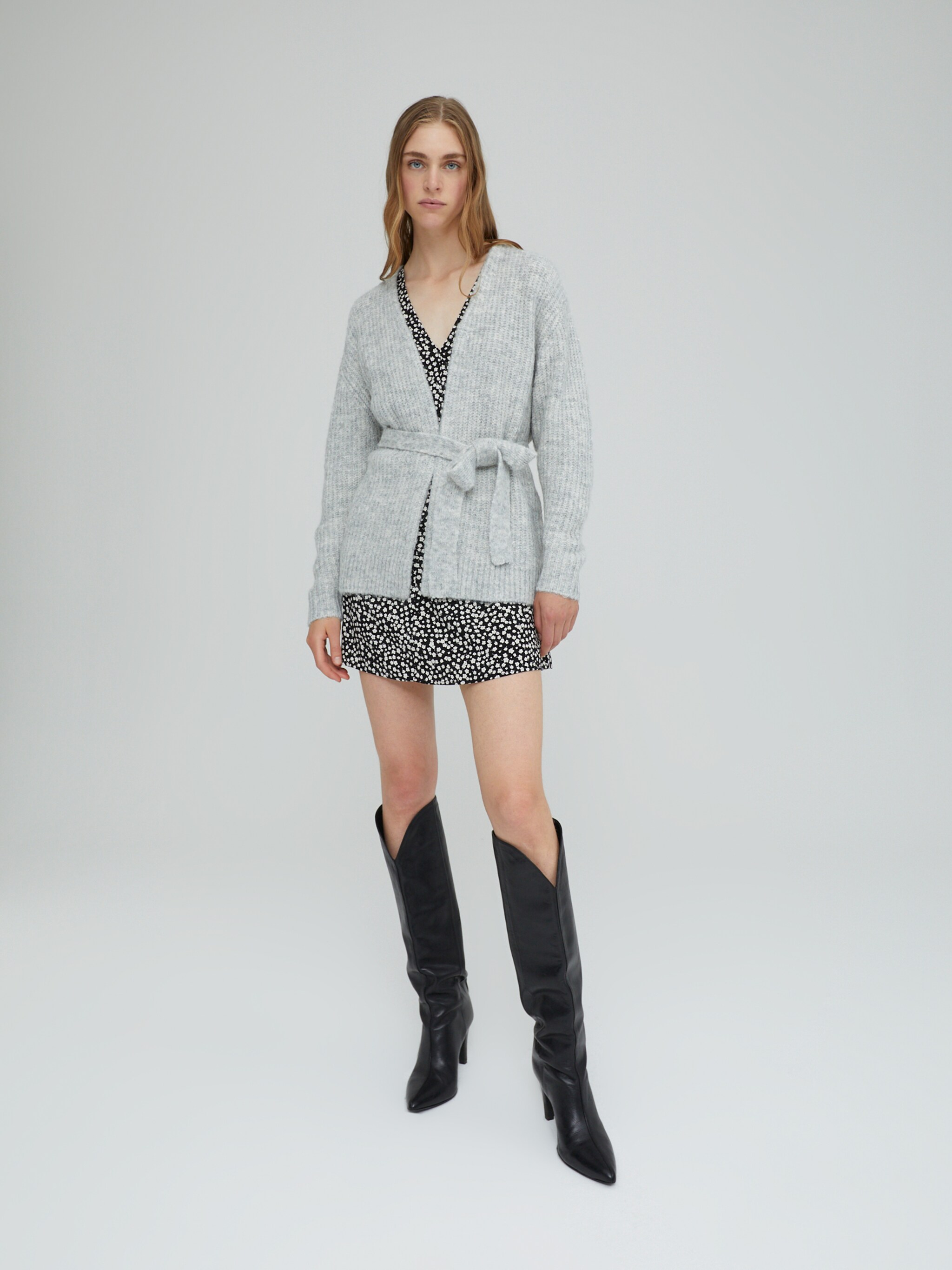 EDITED Produits Cardigan 'Annika' gris