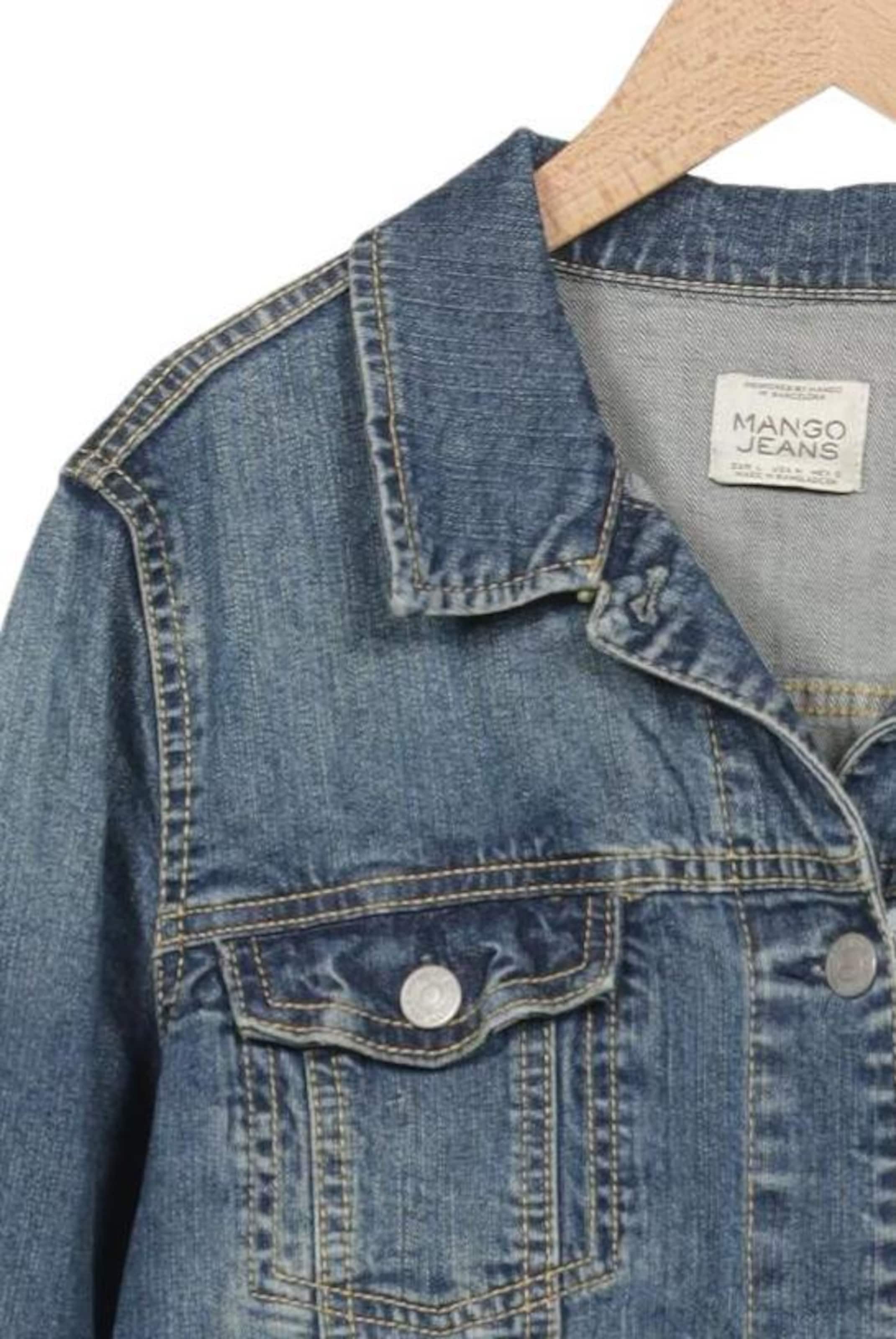 MANGO Jacke L in Blau