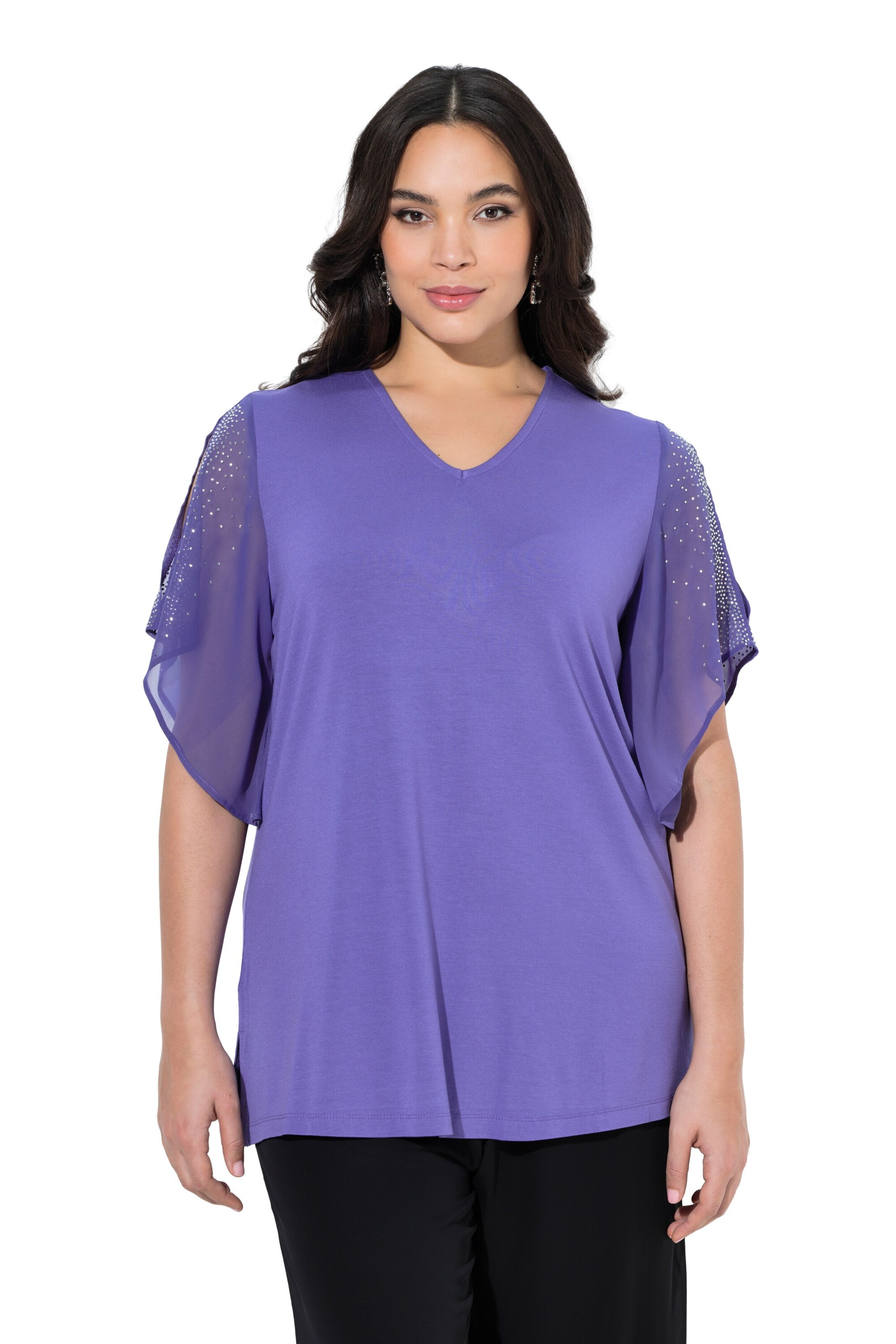 Ulla Popken Tunic in Purple: front