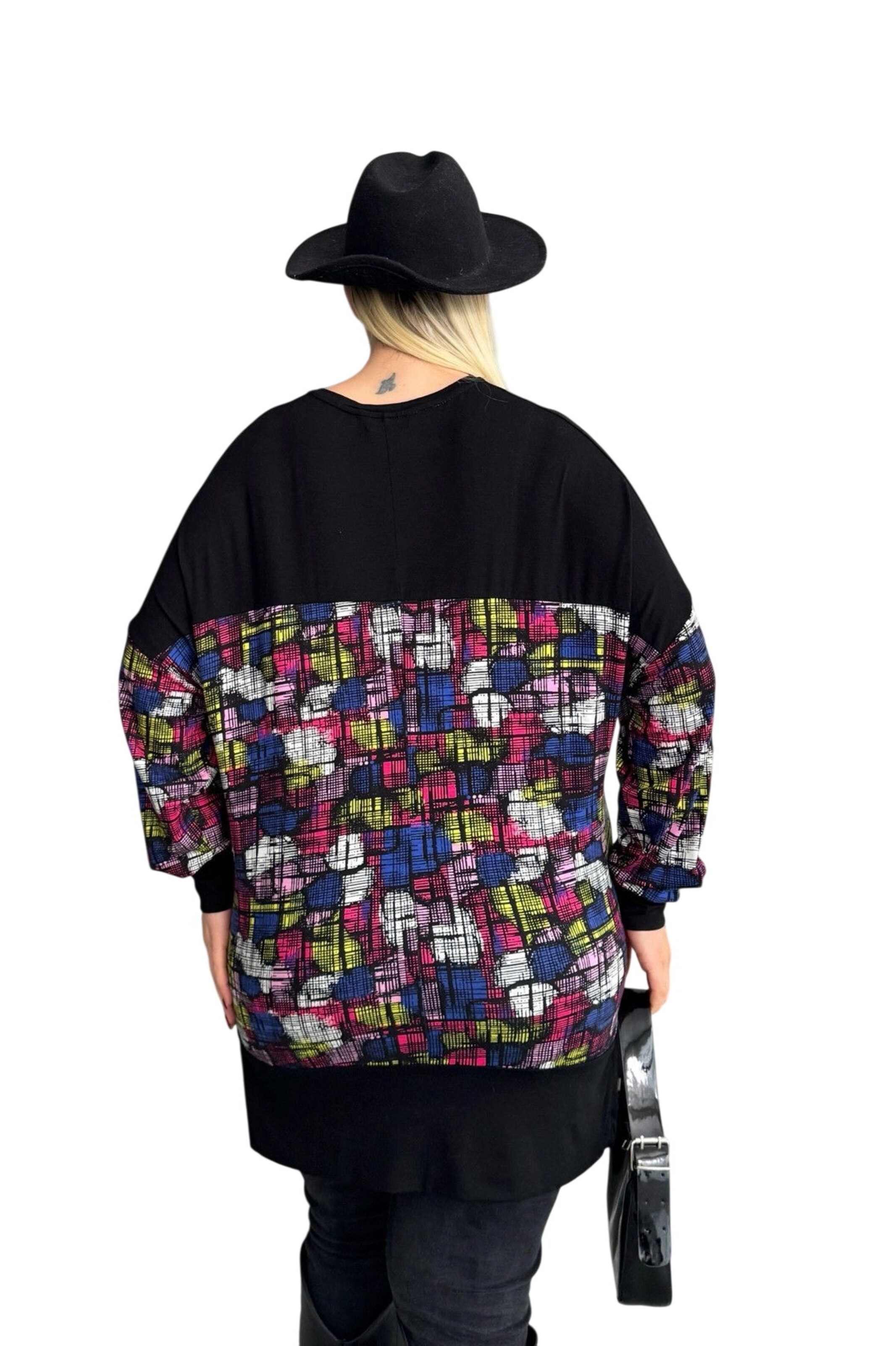 Stil Diva Shirt in Schwarz