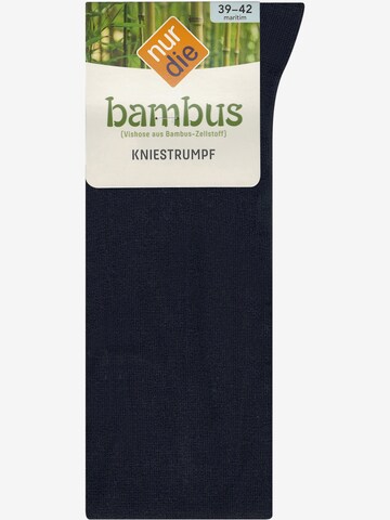 Chaussettes montantes ' Bambus ' Nur Die en noir