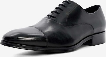 Chaussure à lacets 'Solver' Dune LONDON en noir : devant