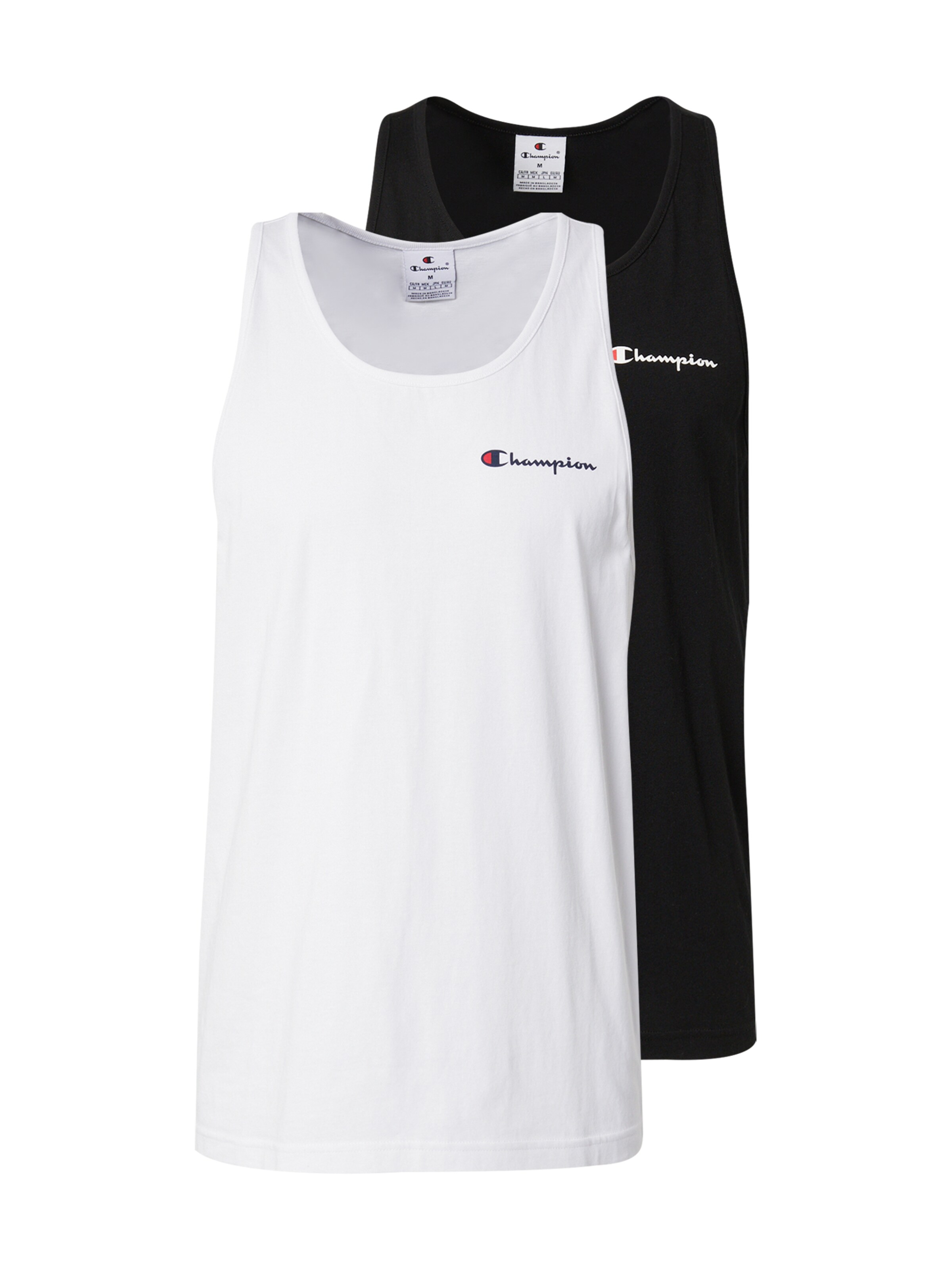 Champion Authentic Athletic Apparel Μπλουζάκι σε μαύρο: μπροστά