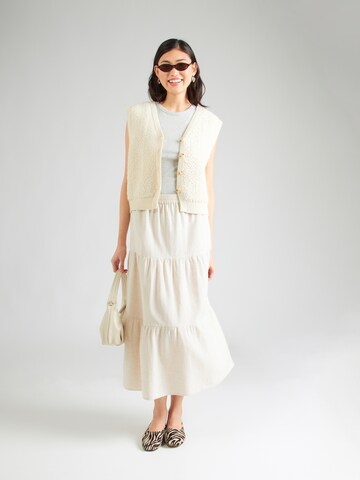 VILA - Falda en beige