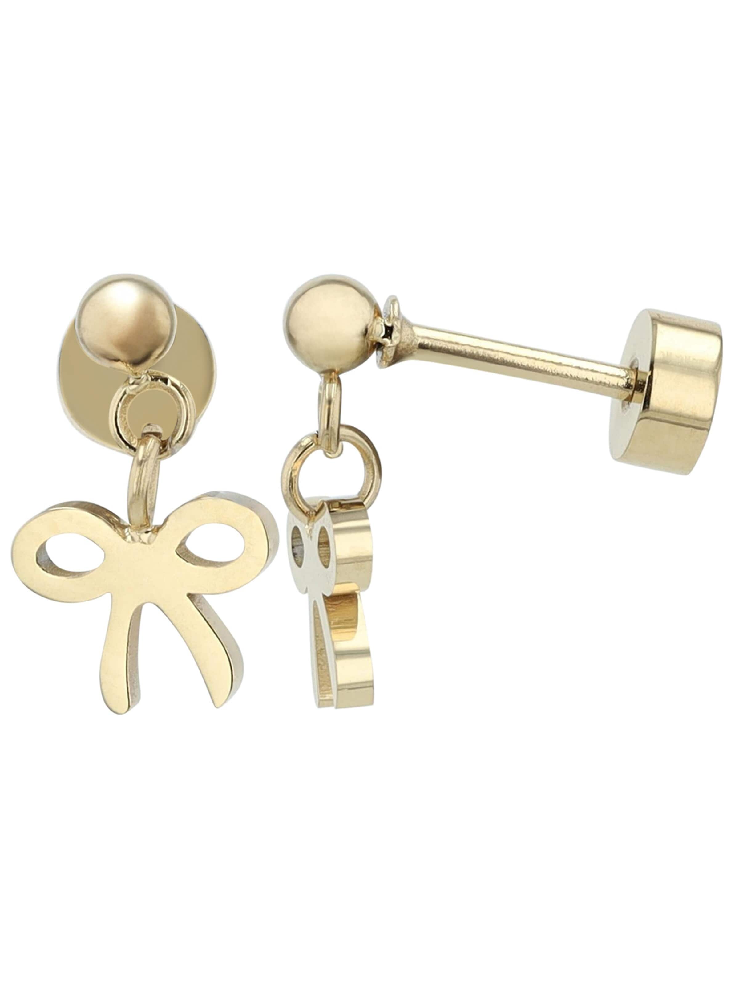 Akzent Earrings 'Keai, hautverträglich' in Gold