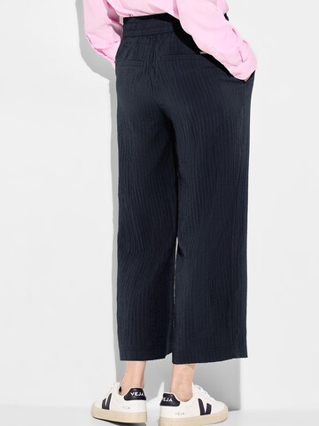 CECIL Wide leg Broek 'Neele' in Blauw