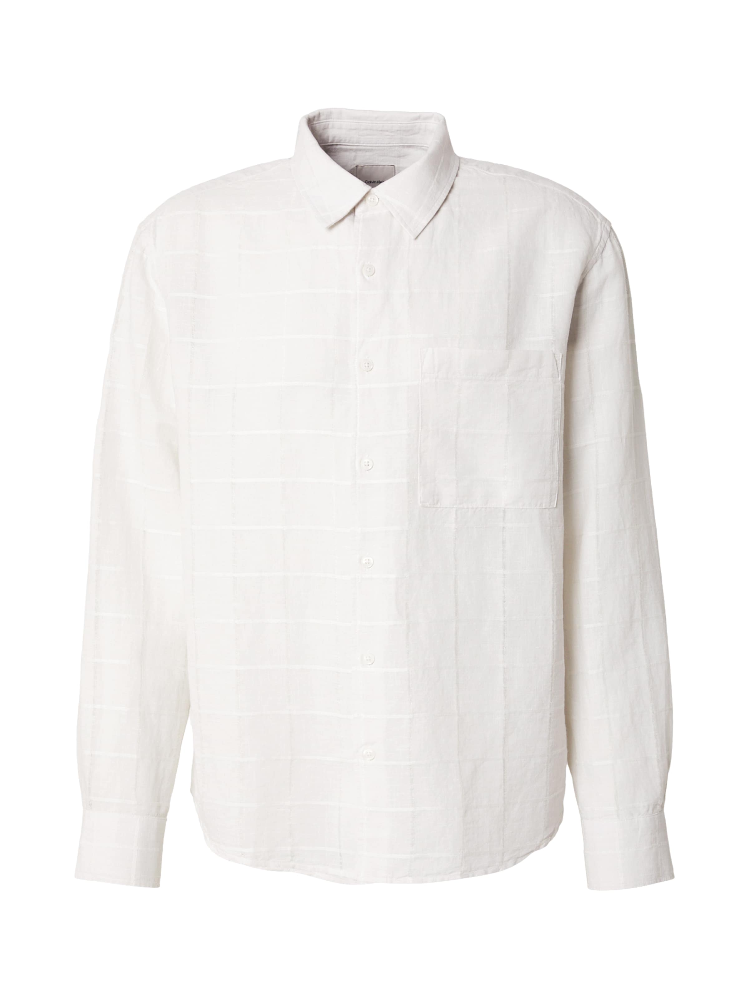 Regular fit Cămașă de la Calvin Klein pe alb: față