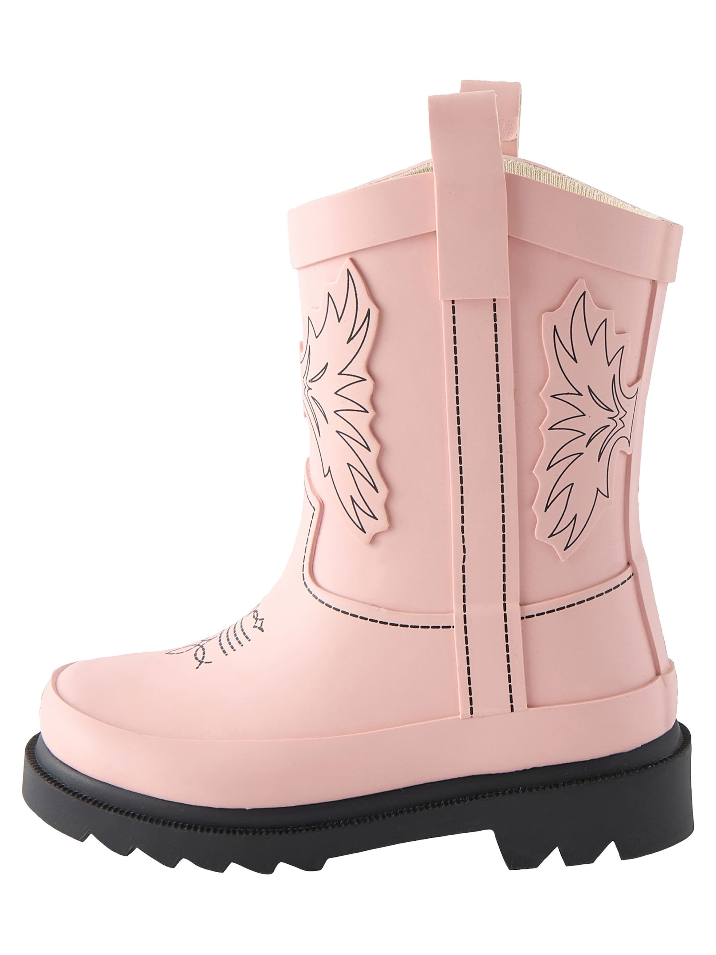 Next Gummistövel i rosa: framsida