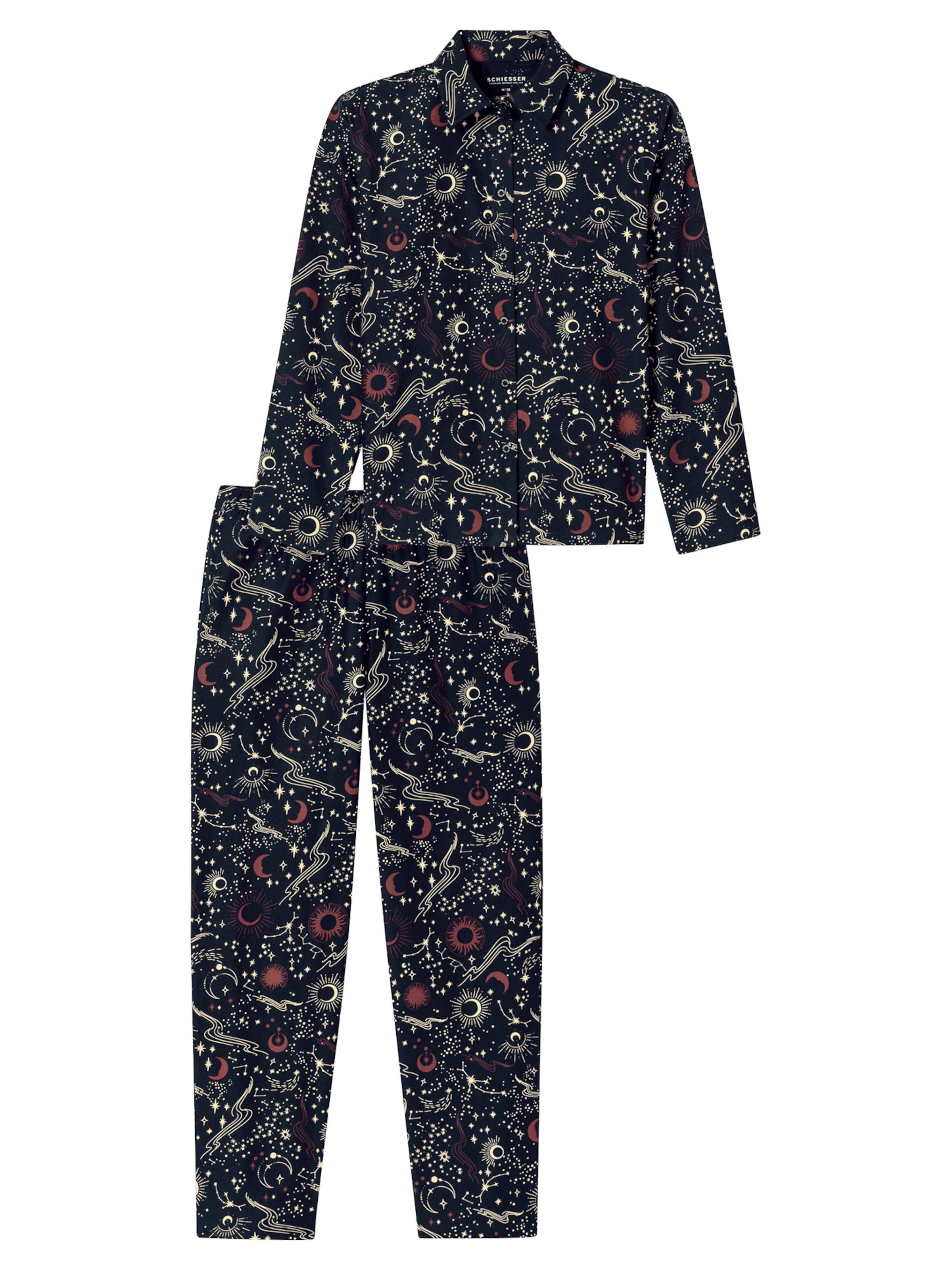 SCHIESSER Pajama ' X-Mas Gifting Sets ' in Blue: front