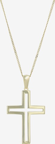 Akzent Pendant '"Elia" aus 925 Sterlingsilber, rhodiniert, langlebig' in Gold: front